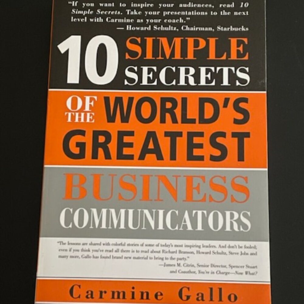 10 Simple Secrets of the World's Greatest Business Communicators | Carmine Gallo